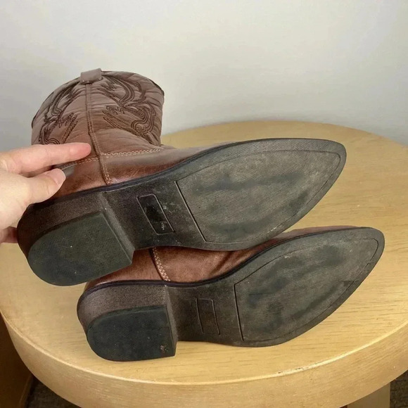 Coconuts by Matisse Women’s 6.5 Western Boots  Brown Black Embroidered Casual - Picture 6 of 8